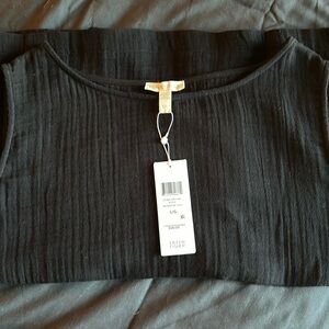 Black cotton Tank top